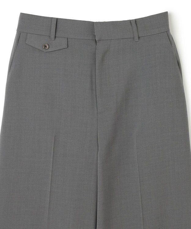 UNFILO L TENNEN TOUCH ワイドストレートパンツ グレー