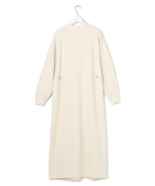 23区 L 【SLOW/一部店舗限定】ハイゲージテリー ハーフジップ ワンピース アイボリー系