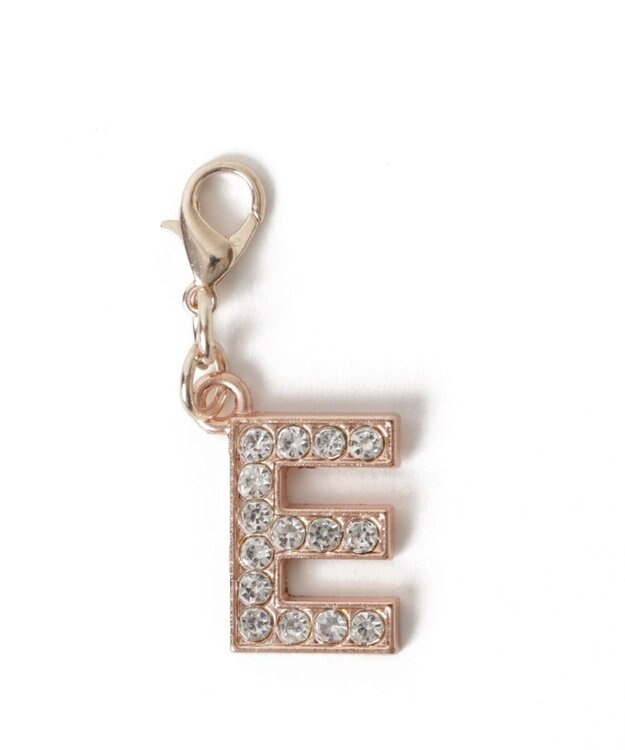 WEGO 【痛バ＆推し活グッズ】ゴールドビジューアルファベットDIYチャーム21ｍｍ 柄5