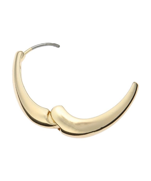 AMERICAN HOLIC シンプルメタルフープピアス Gold