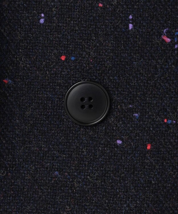 ICB 【30th ANNIVERSARY】 カラーネップツイード ジャコット ミッドナイト（ネイビー系）