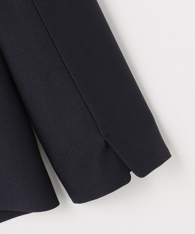 ANY SIS 褒めらレディストレッチ カラーレス ジャケット ネイビー