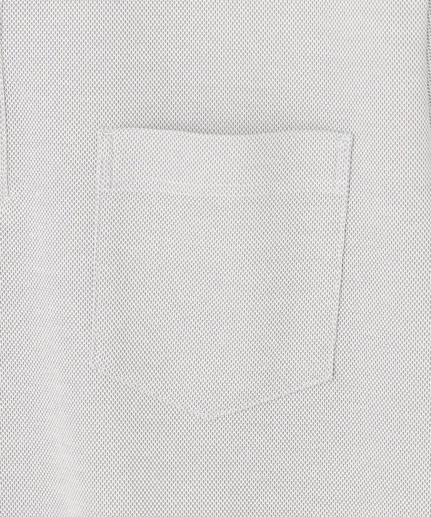 JOSEPH ABBOUD 【日本素材・オーガニックコットン使用】オーガニックコットンクールビズ ポロ ライトグレー系