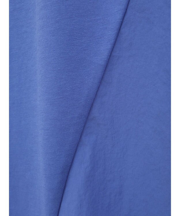 earth music&ecology プリーツドッキングチュニック Blue