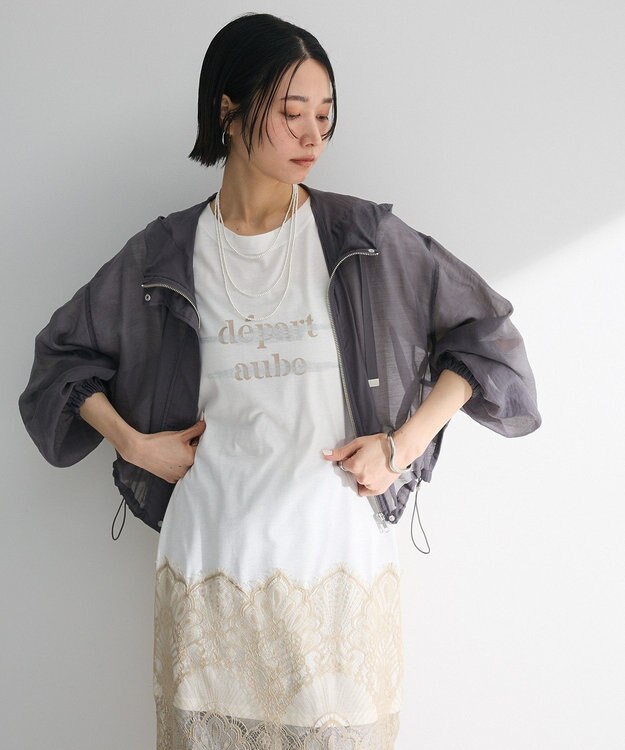 Green Parks ・ＥＬＥＮＣＡＲＥ　ＤＵＥ　シアーマウンテンパーカー Charcoal Gray