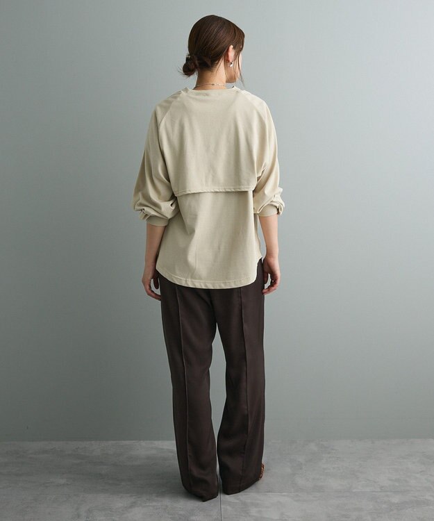 CRAFT STANDARD BOUTIQUE センタープレスストレートパンツ Brown