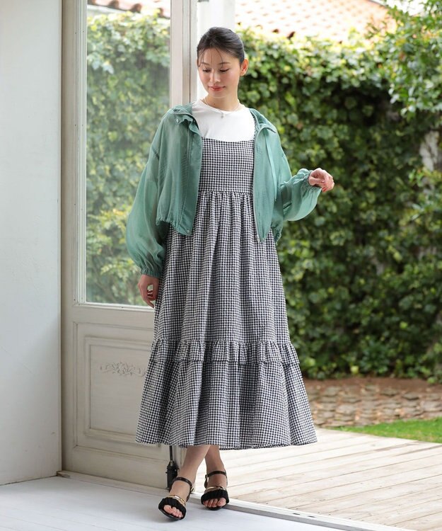 Green Parks ・ＥＬＥＮＣＡＲＥ　ＤＵＥ　シアーマウンテンパーカー Charcoal Gray