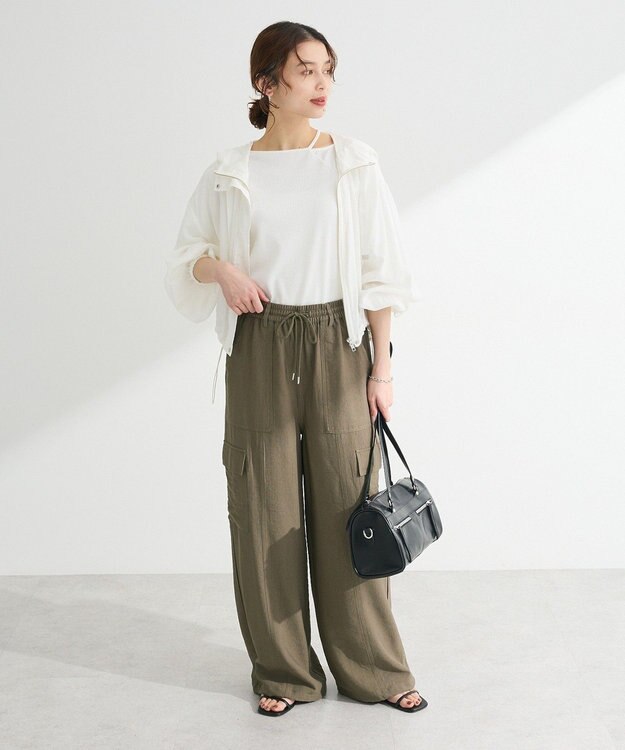 Green Parks ・ＥＬＥＮＣＡＲＥ　ＤＵＥ　シアーマウンテンパーカー Charcoal Gray