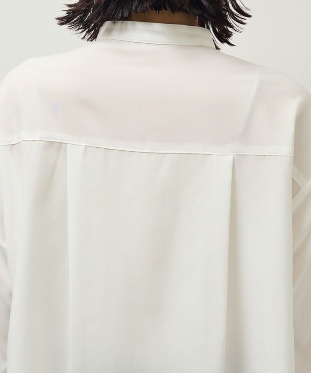 Green Parks バンドカラーインナーシャツ Off White