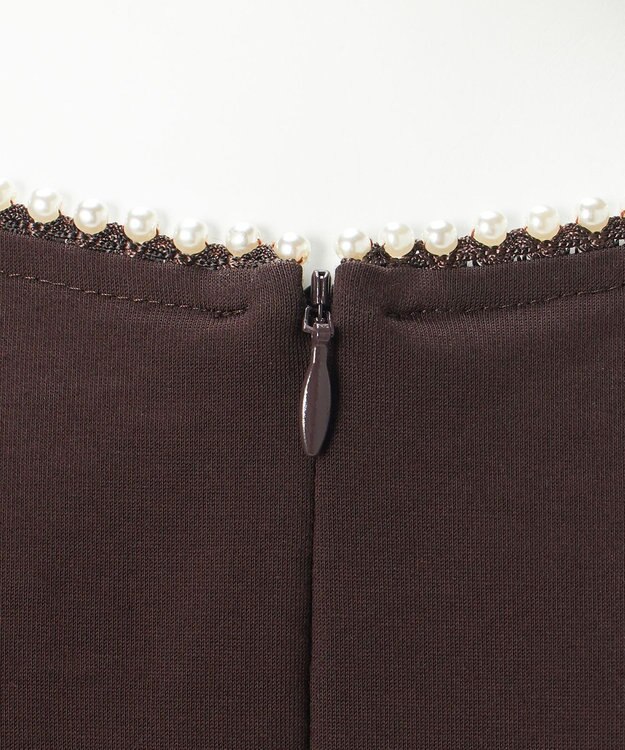 23区 L 【R(アール)】プレミアムコットンジャージー ドロスト カットソー ダークブラウン系