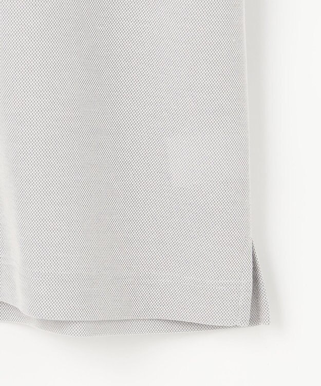 JOSEPH ABBOUD 【日本素材・オーガニックコットン使用】オーガニックコットンクールビズ ポロ ライトグレー系