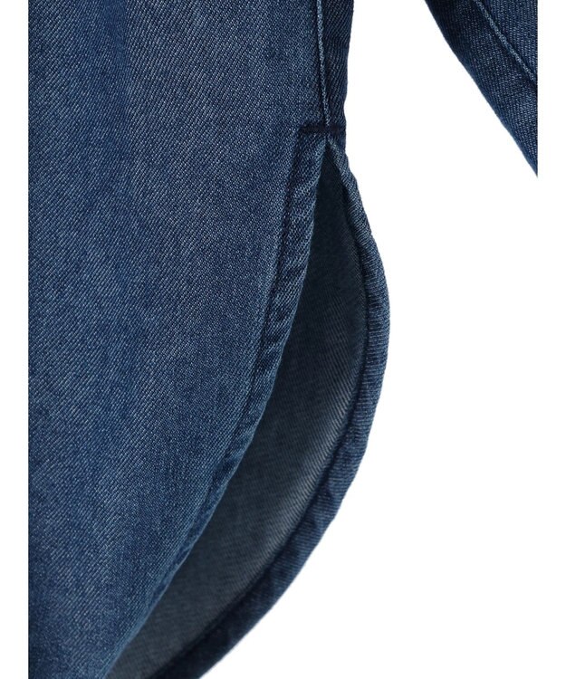 AMERICAN HOLIC デニムブザムバックボタンチュニック Indigo