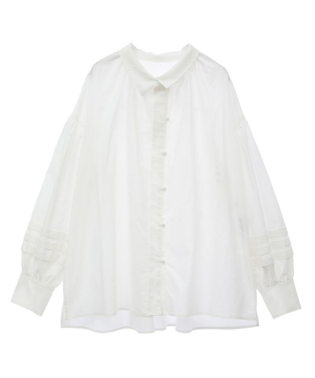CRAFT STANDARD BOUTIQUE イージーケアタックスリーブシャツチュニック Off White