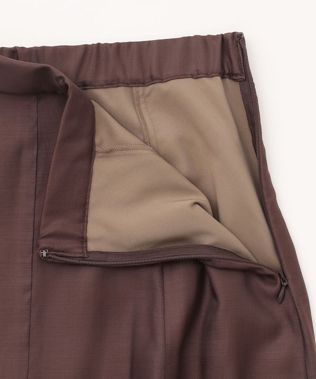 GRACE CONTINENTAL イレギュラーヘムスカート ブラウン