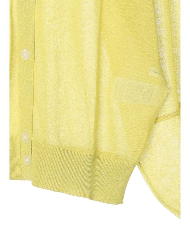 AMERICAN HOLIC 接触冷感２ＷＡＹシアーニットカーディガン Yellow