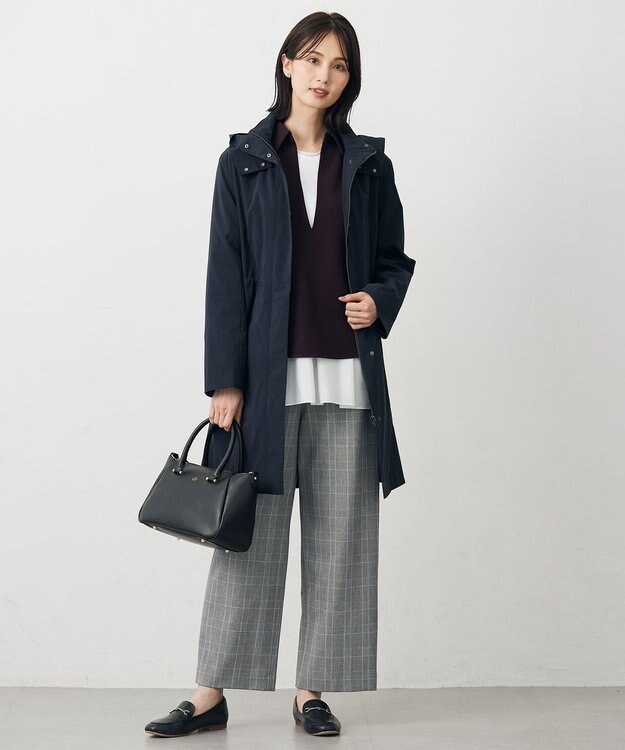 J.PRESS LADIES L 【WEB限定カラーあり】レイヤードジャージー フレア カットソー ホワイト系