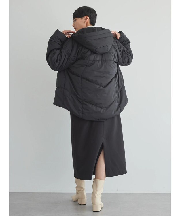 AMERICAN HOLIC キルポカカラフルポケッタブルフードコート Black