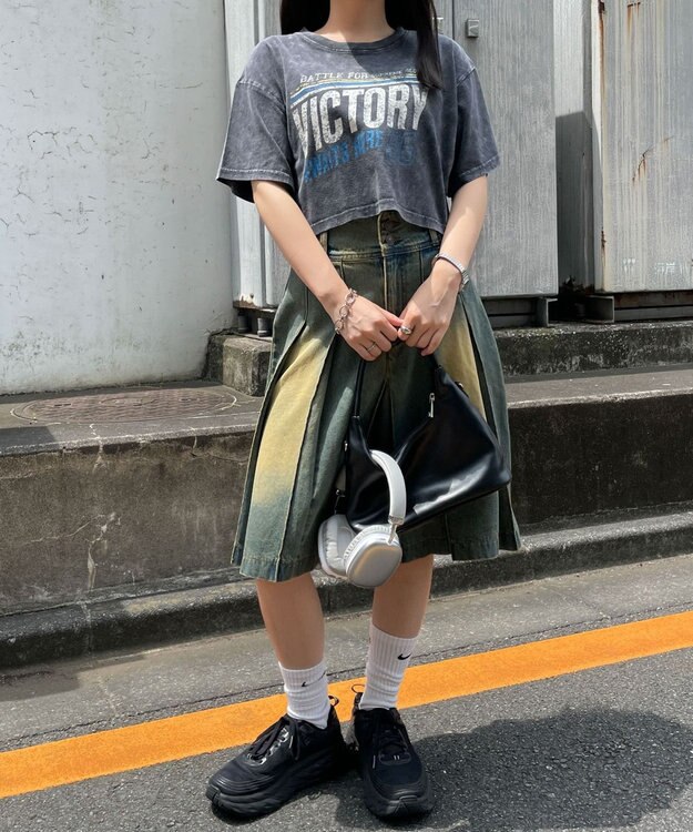 WEGO ヴィンテージウォッシュショートT 柄7