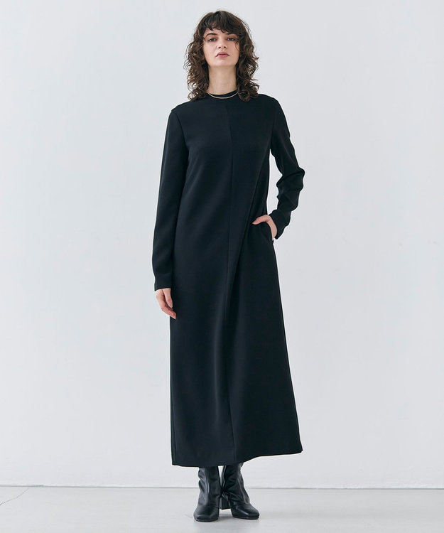 BLAMINK ブラミンク［未使用］クルーネック　ロングワンピース Aライン BLAMINK ブラミンク［未使用］クルーネックロングワンピース Aライン