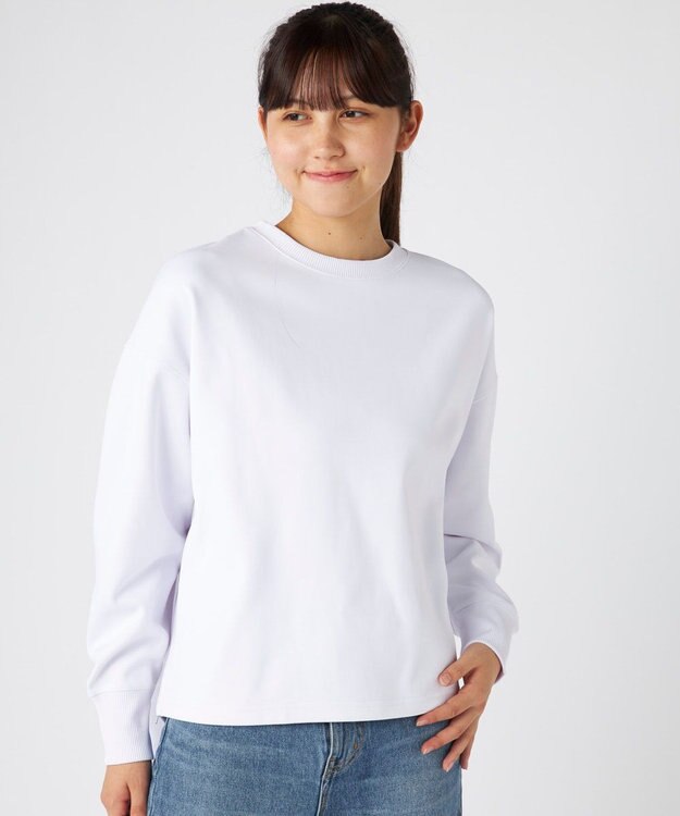 OP／FILA 【ocean pacific】らくティブ/ダンボールサイドジッププルオーバー アイボリー