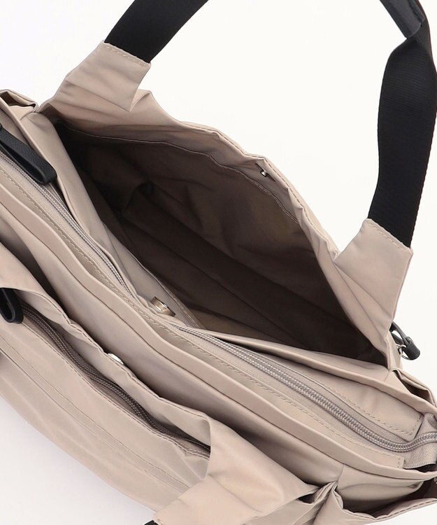 LA BAGAGERIE 【MONICA】ラウンド2WAYトートバッグ ライトグレー