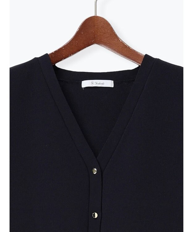 Te chichi 総針ポケット付きVネックベスト《2026 spring catalog item》 ネイビー