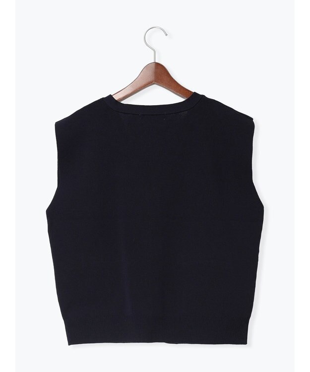 Te chichi 総針ポケット付きVネックベスト《2026 spring catalog item》 ネイビー