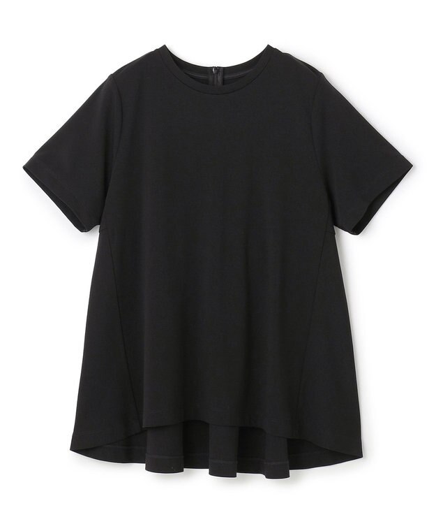 UNFILO L BEAUTY FORM-T バックフレアTシャツ ブラック