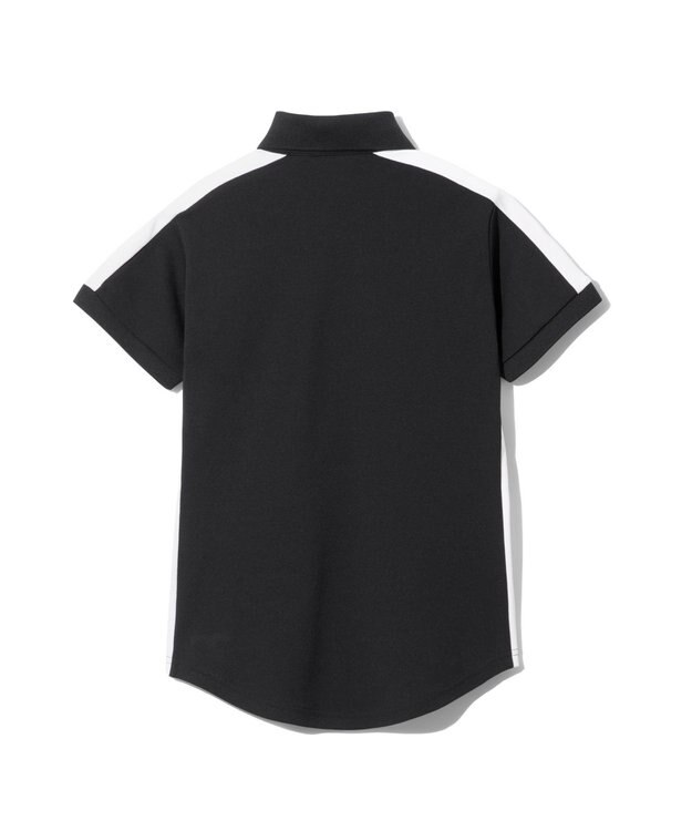 ZERO HALLIBURTON 【吸汗速乾・UVケア】 鹿の子 ラウンドヘムポロシャツ ZHG-W4A 1a 82871 ゴルフウェア ブラック