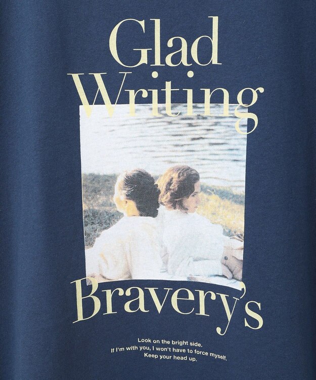 Green Parks フォトプリントボックスＴシャツ Navy