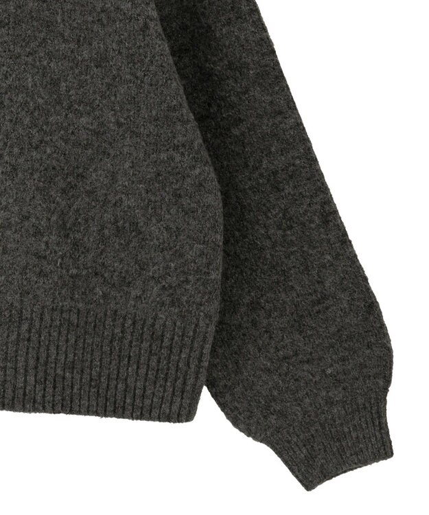 Green Parks ｆｕｗａっと袖パフニットプルオーバー Gray Mixture
