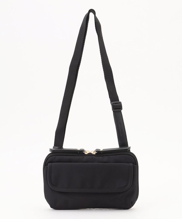 LA BAGAGERIE 【maison vert】 【撥水】撥水ナイロン多機能ポシェット ブラック