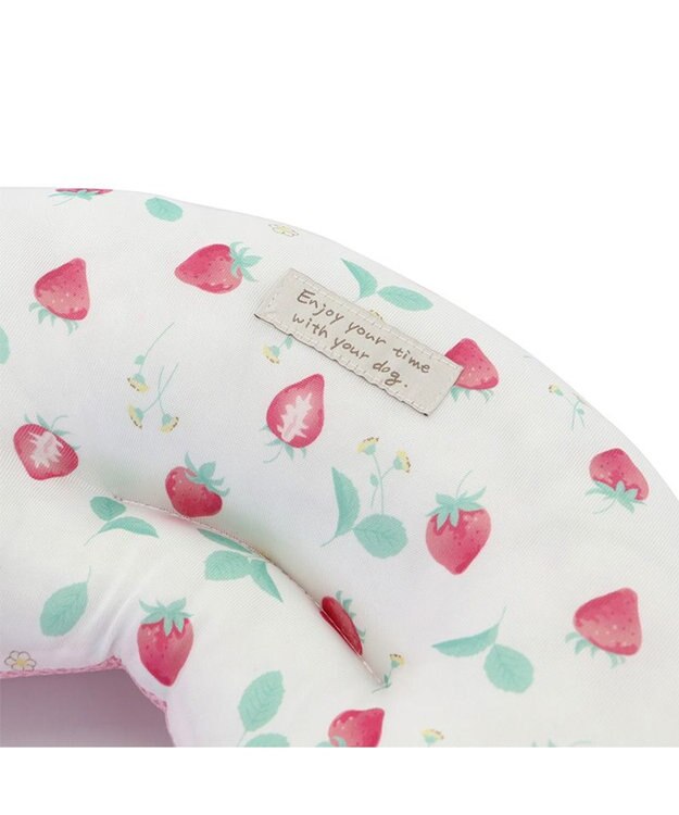 PET PARADISE ペットパラダイス クール ピロー 《いちご＆お花柄》 苺＆お花