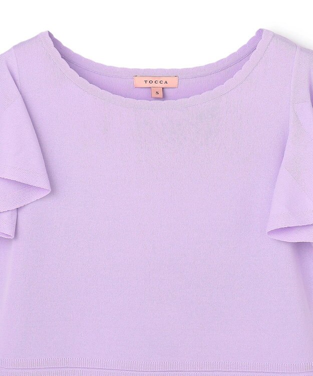 TOCCA PIXIE MAGIC ニットトップス ライラック系