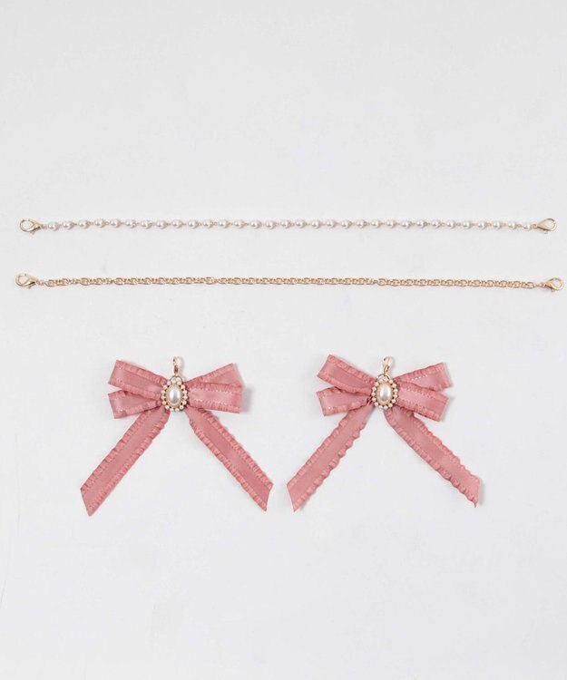 WEGO 【痛バ＆推し活グッズ】きらめきDIYパールリボンセットLL ピンク