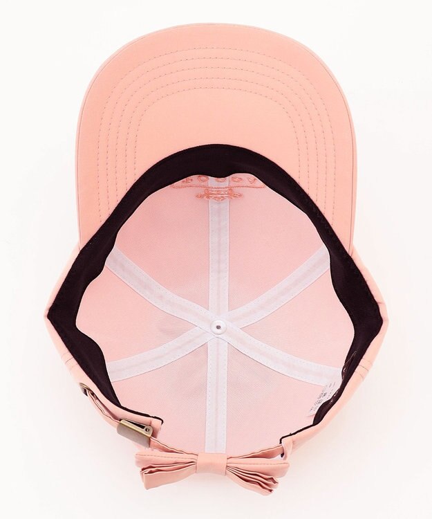 TOCCA 【UV90%以上カット・吸水速乾・接触冷感・抗菌防臭・洗える・サイズ調整可・リボン取り外し可】LOGO RIBBON CAP キャップ ピンク系