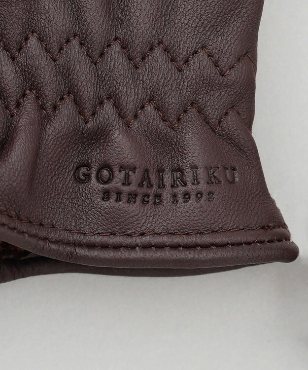 GOTAIRIKU 【スマホ対応】DRAGO/ドラゴ ウールレザーコンビ グローブ ベージュ系8