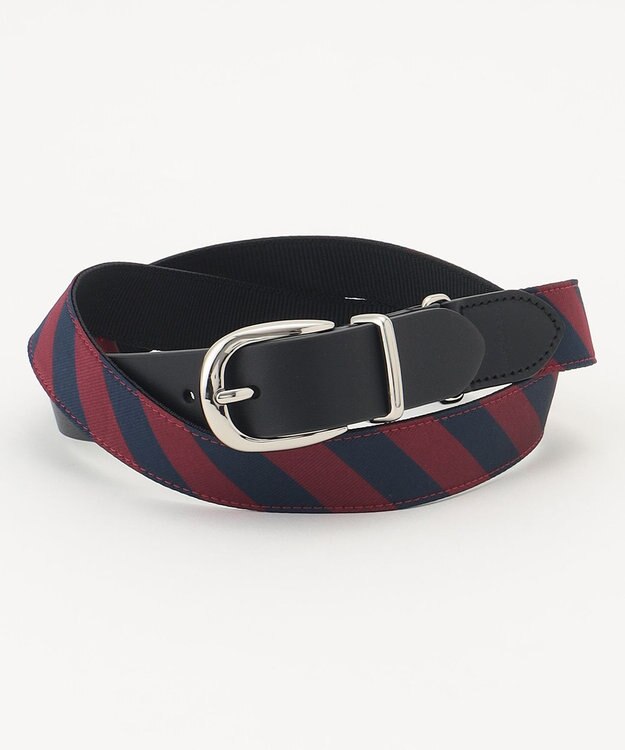 J.PRESS MEN アイビーベルト ワイン系1