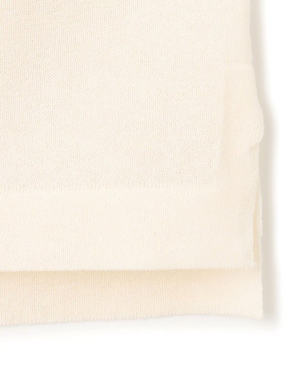 23区 L 【洗える】スパンコールシアー ニットT アイボリー系