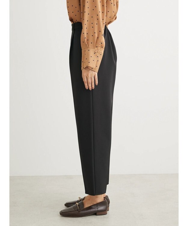 Green Parks きれいシルエットパンツ Black