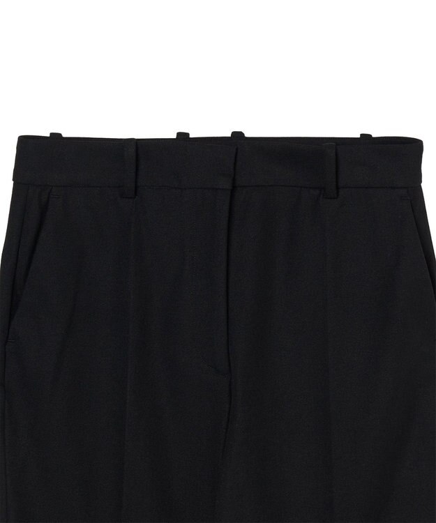 JOSEPH 【FOUNDATIONS】ギャバジンストレッチ フィットフレアートラウザーズ Black