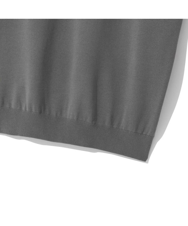 ZERO HALLIBURTON 半袖ニットポロシャツ ZHG-M5A4c 85115 グレー