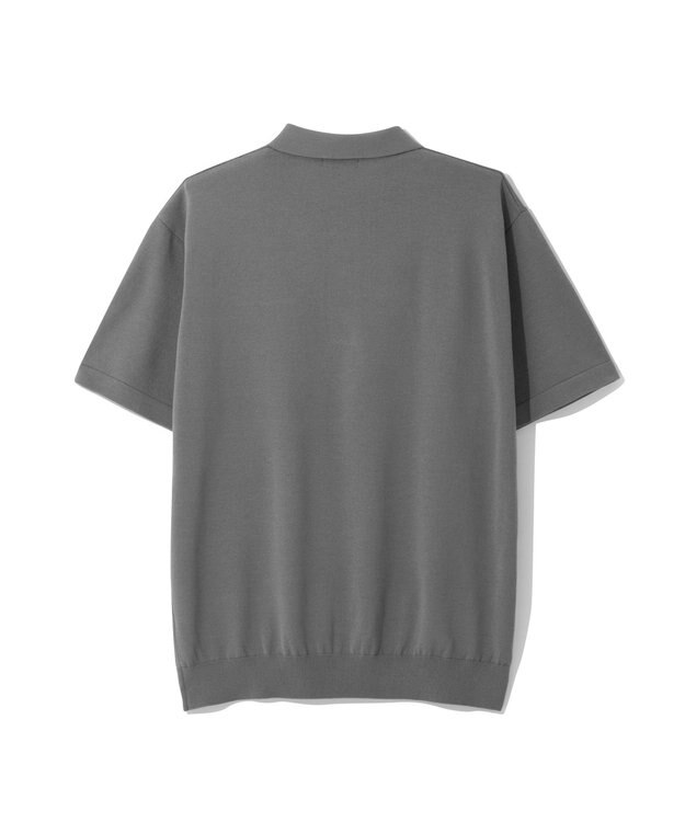 ZERO HALLIBURTON 半袖ニットポロシャツ ZHG-M5A4c 85115 グレー