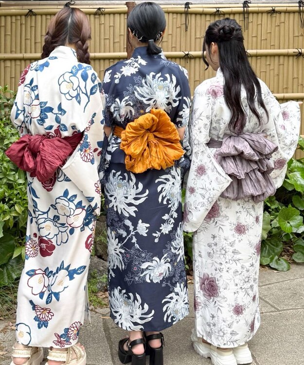 WEGO 【花火大会/お祭り】2WAY浴衣 柄3