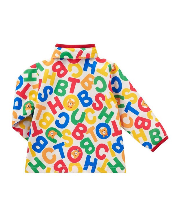 MIKI HOUSE HOT BISCUITS 【80-120cm】 ロゴ総柄 ウインドブレーカー マルチカラー