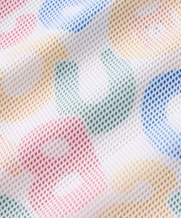 MIKI HOUSE HOT BISCUITS 【80-120cm】 ロゴ総柄 ウインドブレーカー マルチカラー