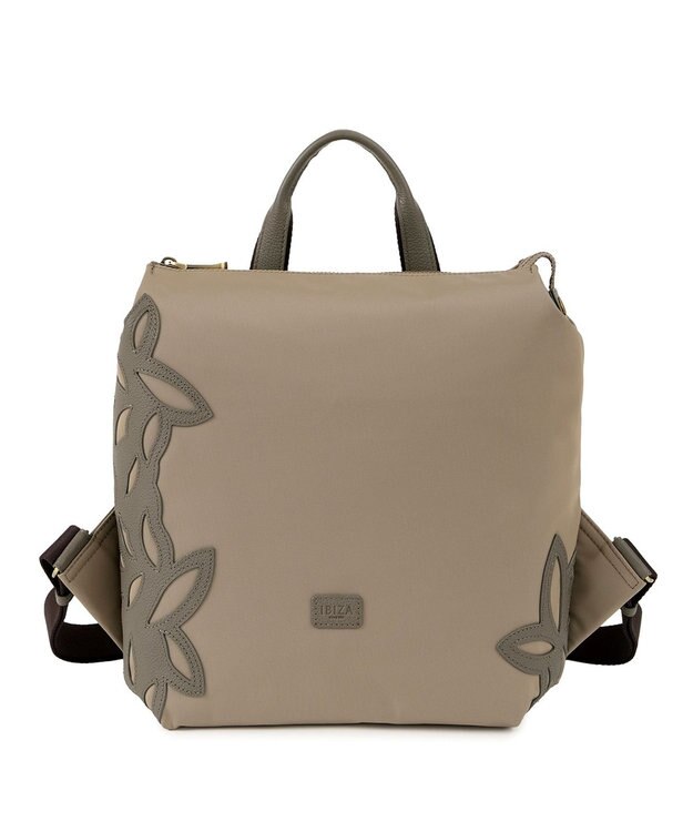 IBIZA ディアリオ　ナイロン　リュック ベージュ
