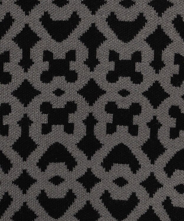 23区GOLF 【MEN】モノグラムジャガードニット ブラック系5