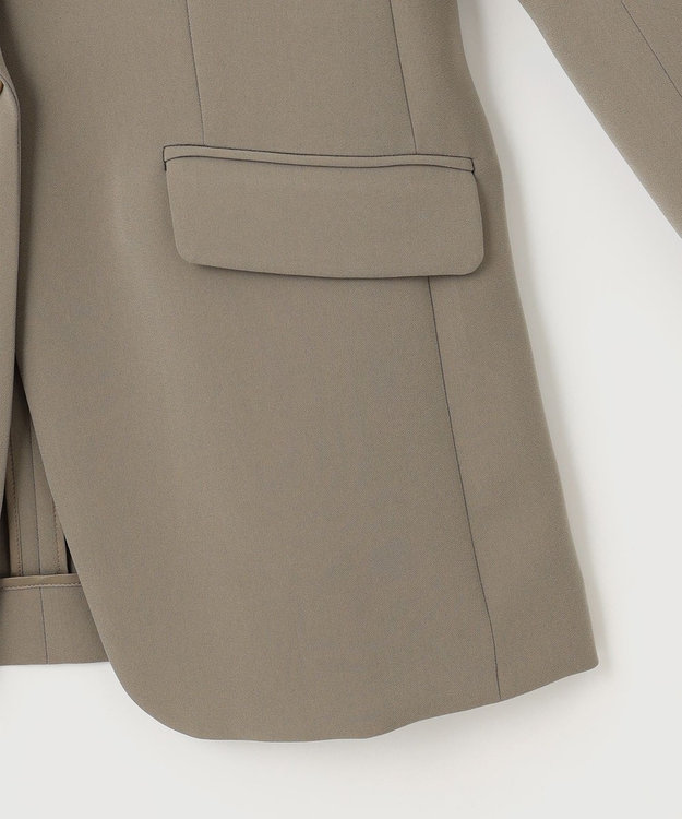 自由区 S 【カタログ掲載・セットアップ対応】トリアセダブルクロステーラード ジャケット モカ