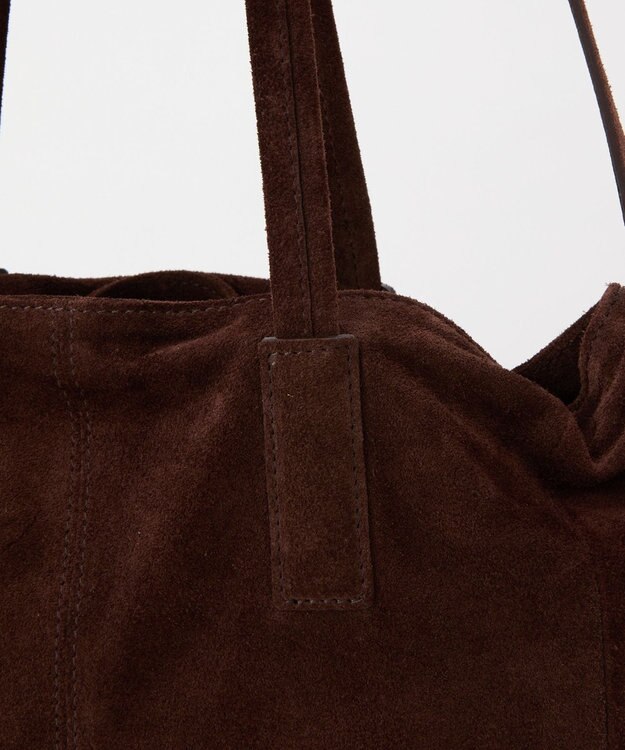 russet スエード2WAYトートバッグ(CE-1577) D.Brown